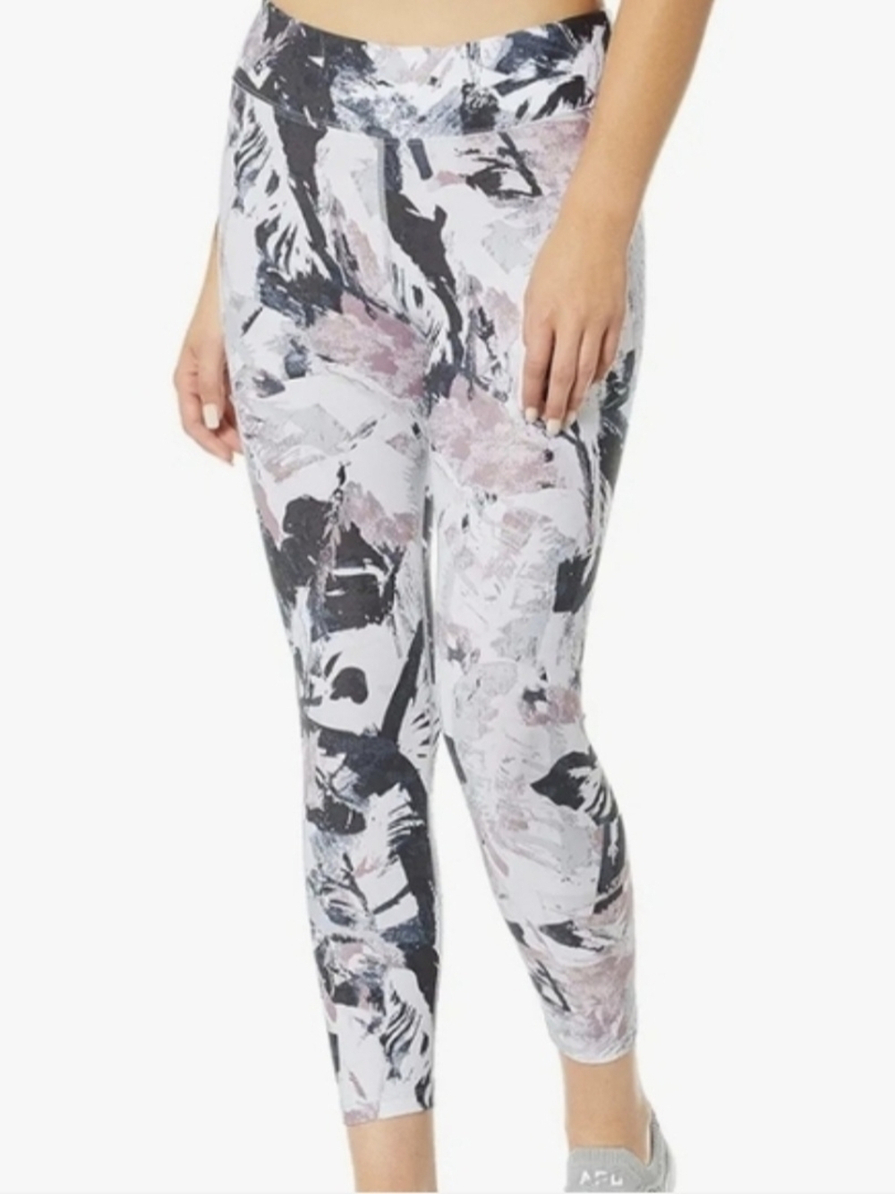 Calvin Klein Monochrome Abstract High Waist Leggings Size S